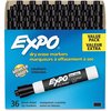 Expo Dry-erase Markers, Chisel Point, Nontoxic, 36/PK, Black SAN1920940